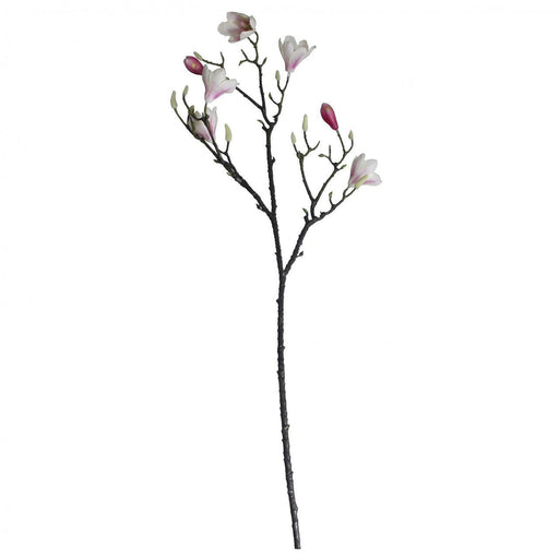 Artificial Magnolia Branch Blush Pink Flower Stems - Lost Land Interiors