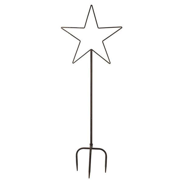 Extra Large Metal Star Stake (166cm) Metal Garden Decorations - Lost Land Interiors
