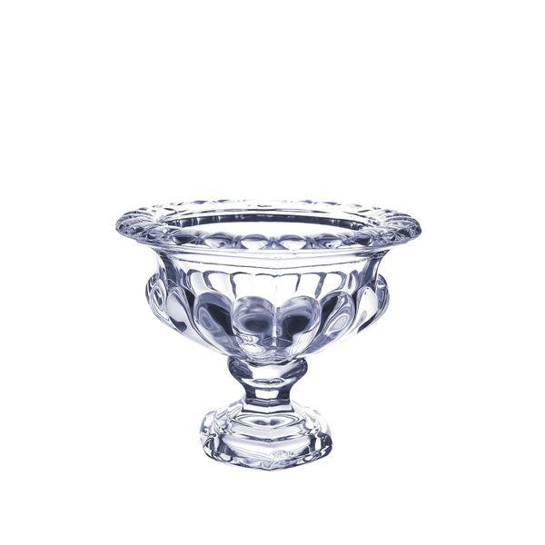 Clear Glass Georgian Style Glass Urn (15.8cm) Vase Vase - Lost Land Interiors