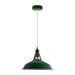 Industrial Vintage Modern Metal Retro  E27 Ceiling Green Barn Slotted Pendant Shade~3739 - Lost Land Interiors