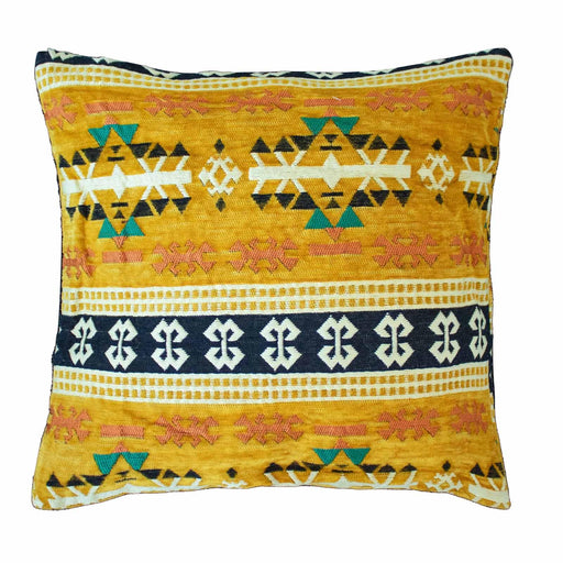 Handcrafted Turkish Kilim Cushion Cover - Yellow - Lost Land Interiors