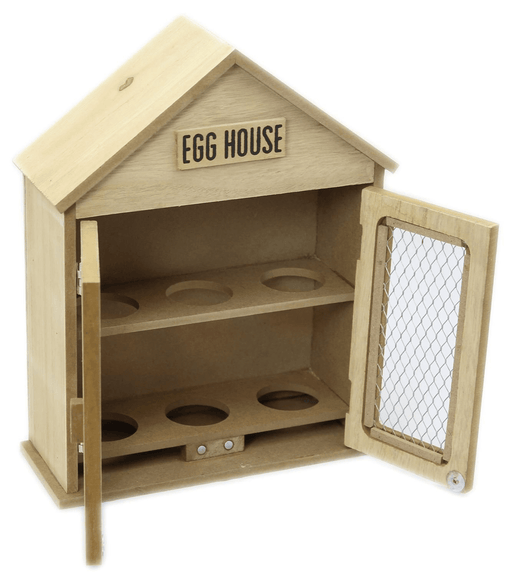 Wooden Two Door Egg House - Lost Land Interiors