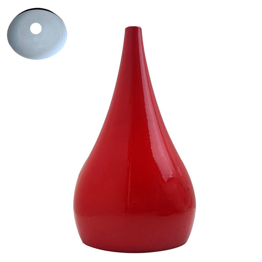 Industrial vintage Tear Drop Red Color Beat Style pendant shade E27 holder~3972 - Lost Land Interiors