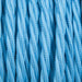 2 Core Twisted Electric Cable Light Blue color fabric 0.75mm~3021 - Lost Land Interiors
