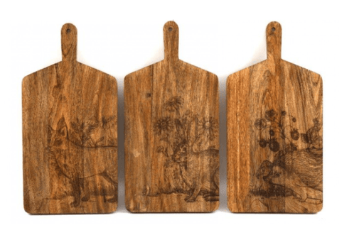 Forest Toile Etched Wooden Chopping Board - Lost Land Interiors