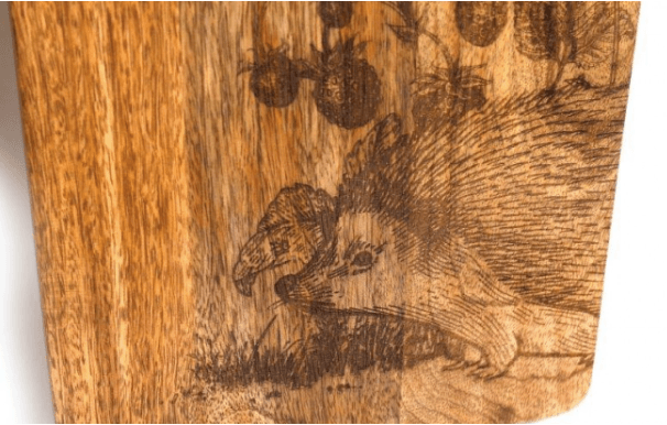 Forest Toile Etched Wooden Chopping Board - Lost Land Interiors