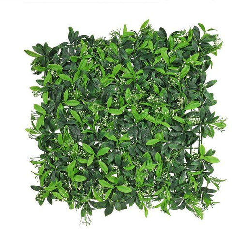 Exterior UV resistant Osmanthus Leaf Green Wall Panel Living Wall - Lost Land Interiors
