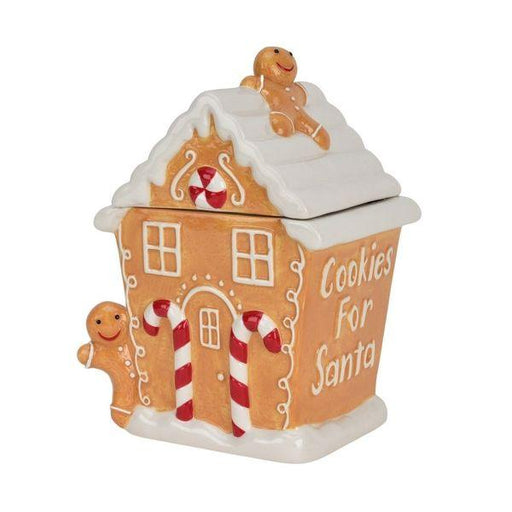 Gingerbread House Ceramic Cookie Jar - Lost Land Interiors