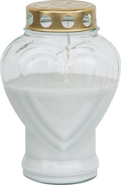 Bolsius Heart Shaped Memorial Candle (H18.3 x 12.2cm) - Lost Land Interiors