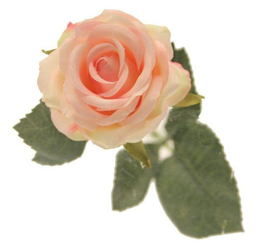 40cm Diamond Rose Light Pink Artificial Flowers - Lost Land Interiors