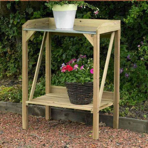 Wooden Potting Table - Lost Land Interiors