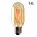 4W T45 E27 LED Dimmable Vintage Filament Light Bulb~3077 - Lost Land Interiors