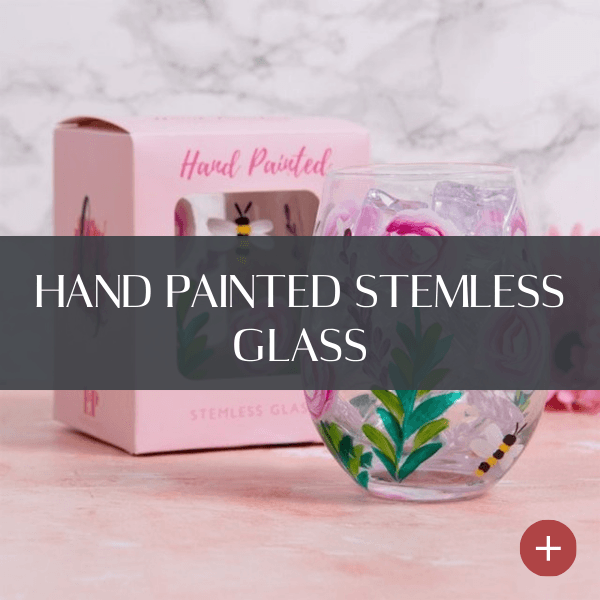 Hand Painted Stemless Glass - Lost Land Interiors