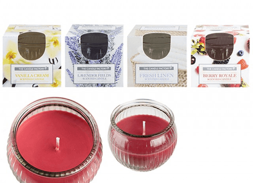 Ribbed Glass Jar Candle (Assorted) - Lost Land Interiors