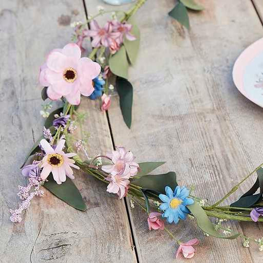 Meadow Reusable Artificial Flower Garland Wedding Table Decorations - Lost Land Interiors