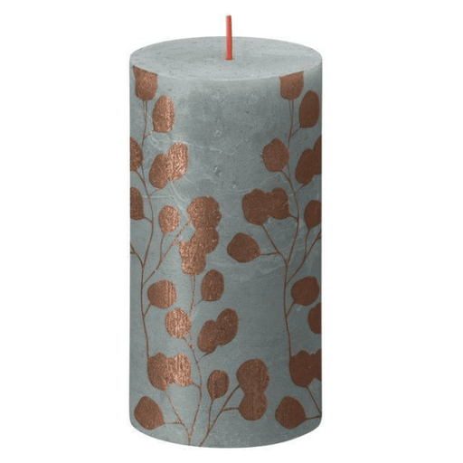 Green Eucalyptus Bolsius Rustic Silhouette Candle (130 x 68mm) - Lost Land Interiors