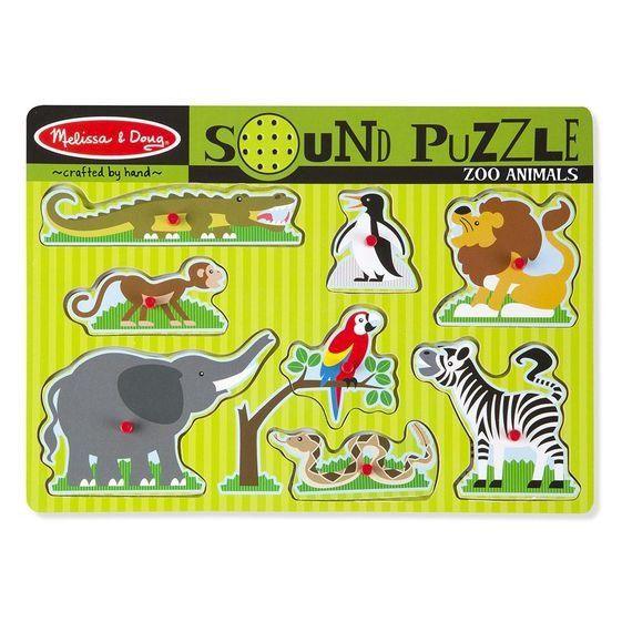 Zoo Animals Sound Puzzle by Melissa and Doug - Lost Land Interiors