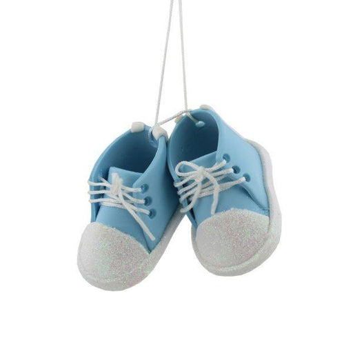 Baby Blue Bootees Tree Ornament by Juliana - Lost Land Interiors