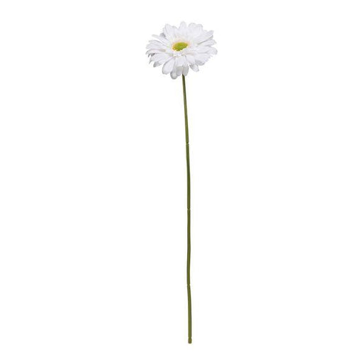 Premium Single White Gerbera (72cm) - Artificial Silk Flower Bouquets & Centerpieces - Lost Land Interiors