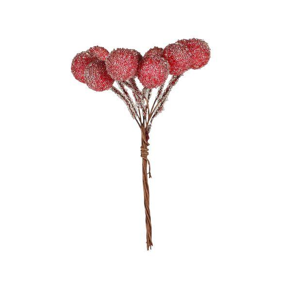 Frosted Berry Bunch (Red H10cm) - Lost Land Interiors