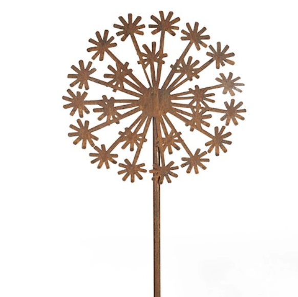 Flower Silhouette Stake Stake Garden Decorations - Lost Land Interiors