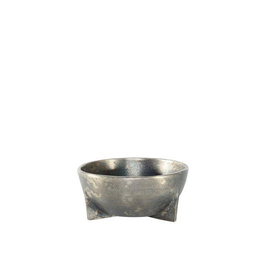 Antique Silver Poseidon Bowl - Timeless Elegance for Home and Events (H6.5 x Dia14cm) - Lost Land Interiors