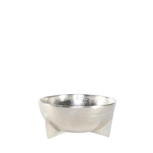 Silver Poseidon Bowl: Elegant 17cm Metal Accent for Stylish Home and Wedding Decor - Lost Land Interiors