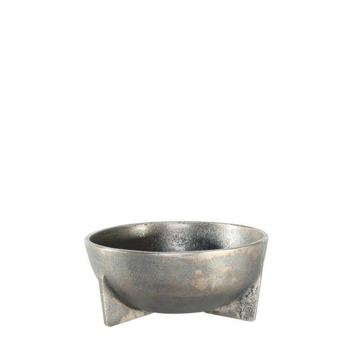 Antique Silver Poseidon Bowl - Timeless Elegance for Your Home or Wedding Decor -7.5 x 17cm - Lost Land Interiors