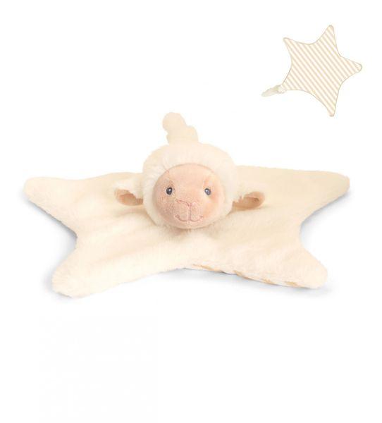 Keeleco Lullaby Lamb Blanket (32cm) Eco Friendly Baby Toys - Lost Land Interiors