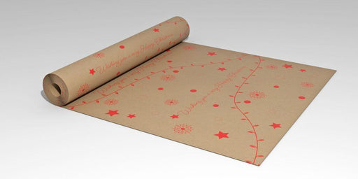 Wishing You a Happy Christmas Kraft Paper (50cmx100m) - Lost Land Interiors