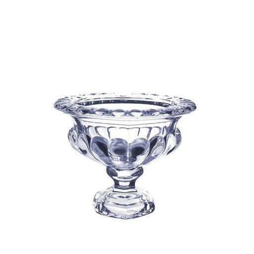 Clear Glass Georgian Style Glass Urn (15.8cm) Vase Vase - Lost Land Interiors