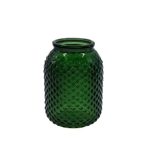 Premium Pear Green Glass Lola Vase (12cm x 8.5cm) - Elegant Home Decor and Wedding Centerpiece - Lost Land Interiors
