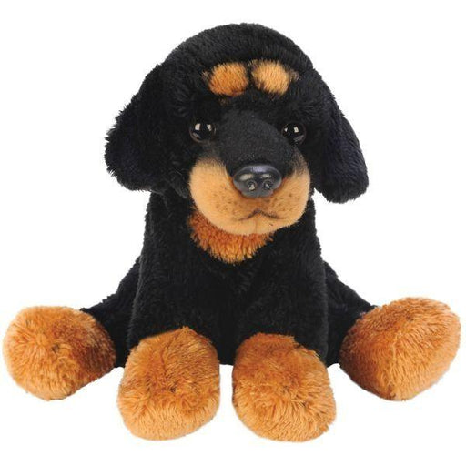 Yomiko Sitting Rottweiler Dog Plush Toy - The Perfect Cute Gift - Lost Land Interiors