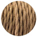 2 Core Twisted Electric Cable Hemp color fabric 0.75mm~CL10001~3005 - Lost Land Interiors