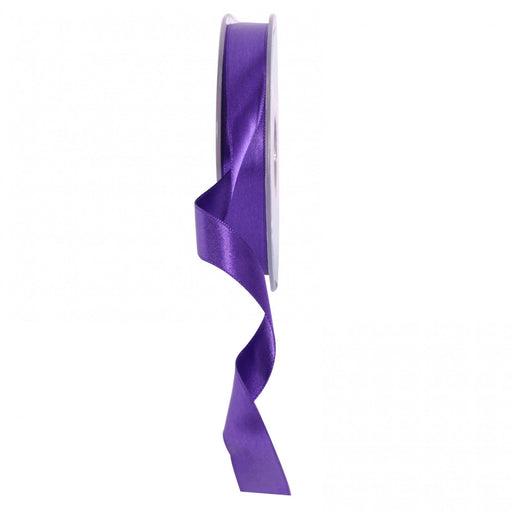 Dark Purple Satin Ribbon 15mm - Lost Land Interiors