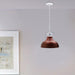 Industrial vintage Retro Indoor Hanging Ceiling Metal Rustic Red Pendant Light E27 UK Holder~3836 - Lost Land Interiors