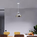 Industrial vintage Retro Indoor Hanging Ceiling Metal Satin NIckel Pendant Light E27 UK Holder~3835 - Lost Land Interiors