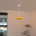 Industrial vintage Retro Indoor Hanging Ceiling Metal Yellow Pendant Light E27 UK Holder~3833 - Lost Land Interiors