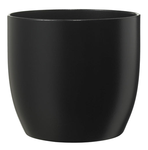 Matte Black Basel Fashion Pot (13cm) Indoor and Outdoor Planter - Lost Land Interiors