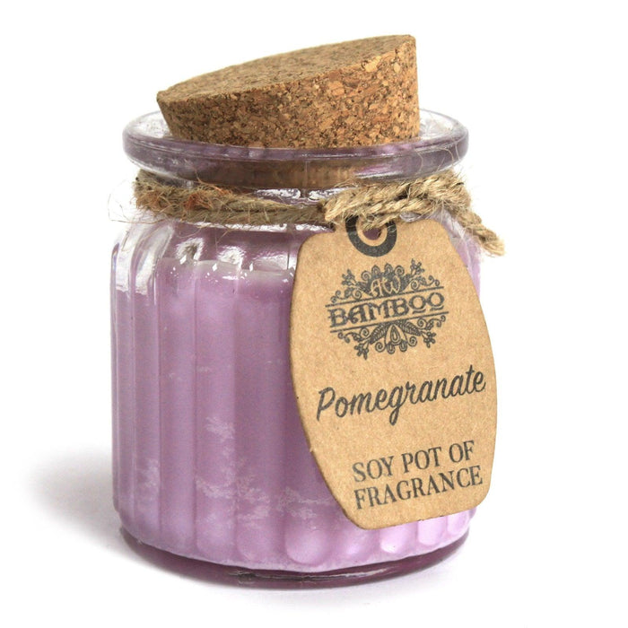 Pomegranate Soy Pot of Fragrance Candles - Lost Land Interiors
