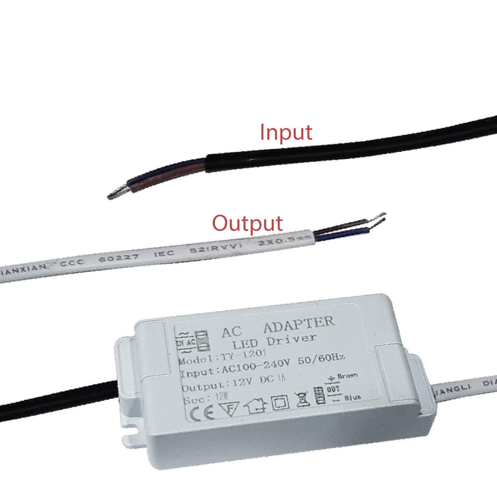 12W Compact LED Driver AC 230V to DC12V Power Supply Transformer~3285 - Lost Land Interiors