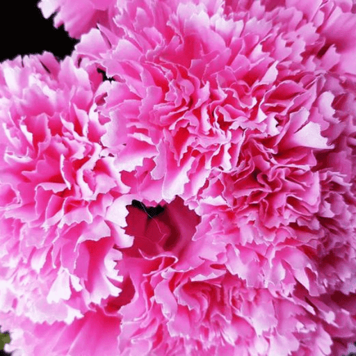 12 x Natural Pink  Artificial Carnation Bush Silk Flowers - Lost Land Interiors