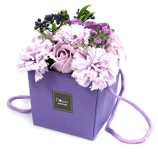 Soap Flower Bouquet - Lavender Rose & Carnation - Lost Land Interiors