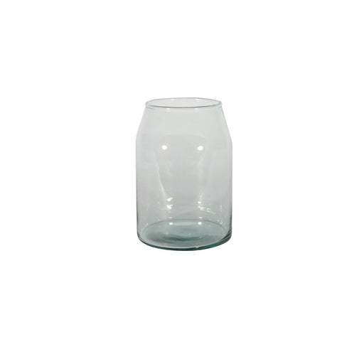 Eco Elegant Torpedo (14cm) Glass Vase Jar Vintage Style Florist Supplies - Lost Land Interiors