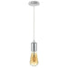 Vintage E27 Fitting Suspension Light Base Chrome Lamp Holder Ceiling Pendant Lights~3637 - Lost Land Interiors