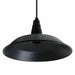 Industrial Vintage New Pendant Ceiling Light 36cm Bowl Shade Black E27Uk Holder~3723 - Lost Land Interiors