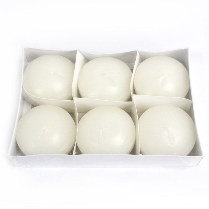 3 x Large Floating Candle - Ivory - Lost Land Interiors