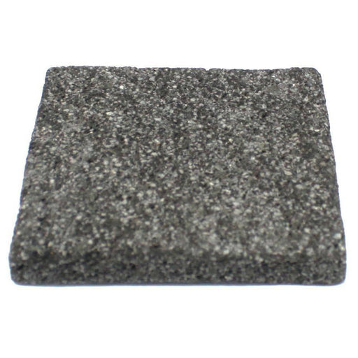 Stone Set of 4 Coasters - Square - Simple Black Lava Stone - Lost Land Interiors