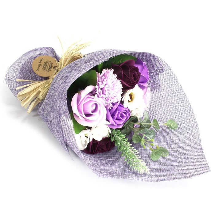 Standing Soap Flower Bouquet - Purple - Lost Land Interiors