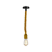 Industrial Vintage Single Head Hemp Rope Chandelier E27 Socket 1m Hanging  Pendant Ceiling Light~3797 - Lost Land Interiors